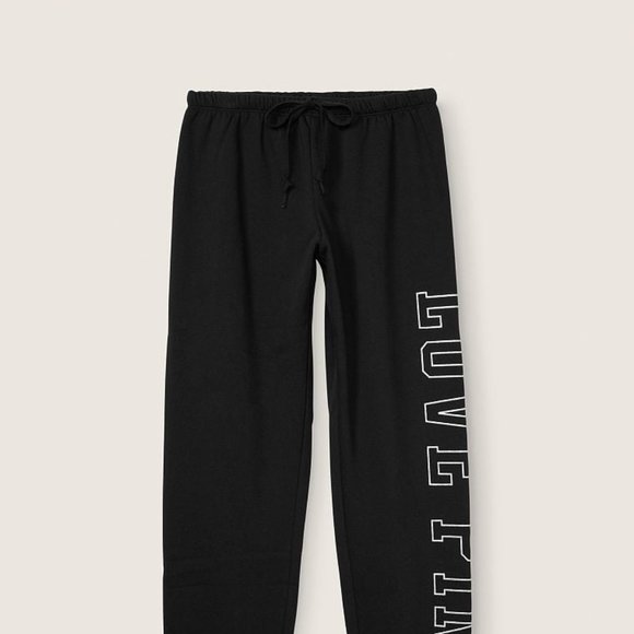 VS PINK FLEECE CLASSIC SWEATPANTS LARGE *** NEW, IN PACKAGE *** - Picture 4 of 5